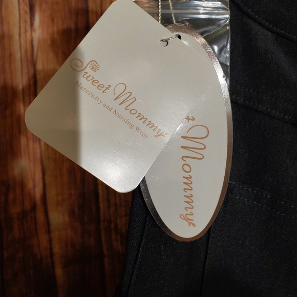 Sweet Mommy Maternity Charcoal Pants Sz X Large 3/$25 - Picture 4 of 4